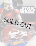 2016 HW STAR WARS 【CLONE SHOCK TROOPER】　WHITE-RED/U5 (2015 BLACK CARD)(予約完売）