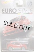2016 HW CAR CULTURE - EURO STYLE  【FIAT 500】 RED/RR