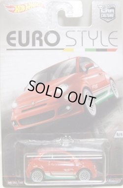 画像1: 2016 HW CAR CULTURE - EURO STYLE  【FIAT 500】 RED/RR