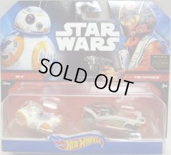 画像1: 2016 HW STAR WARS 2PACK 【BB-8/POE DAMERON】 (2015 BLACK CARD)