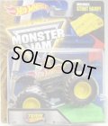 2016 MONSTER JAM includes STUNT RAMP! 【TEAM HOT WHEELS】 BLACK (MUD TREADS)