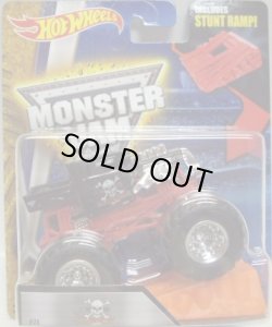 画像1: 2016 MONSTER JAM includes STUNT RAMP! 【BONE SHAKER】 BLACK