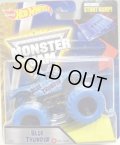 2016 MONSTER JAM includes STUNT RAMP! 【BLUE THUNDER】 LT.BLUE (COLOR TREADS)