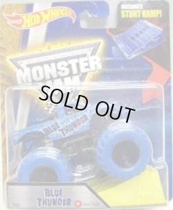 画像1: 2016 MONSTER JAM includes STUNT RAMP! 【BLUE THUNDER】 LT.BLUE (COLOR TREADS)