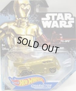 画像1: 2017 HW STAR WARS 【C-3PO (後輪ホイール・バリエーション】　GOLD/O5 (2017 CARD)