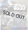 2017 HW STAR WARS STARSHIP 【FENN RAU'S MANDALORIAN TALON FIGHTER】　WHITE-BLUE (2017 CARD)