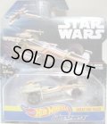 2017 HW STAR WARS CARSHIPS 【X-WING FIGHTER】　CREAM/O5