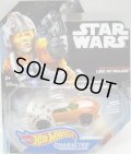 2017 HW STAR WARS 【LUKE SKYWALKER】　WHITE-ORANGE/PR5 (2017 CARD)