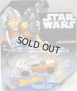 画像1: 2017 HW STAR WARS 【LUKE SKYWALKER】　WHITE-ORANGE/PR5 (2017 CARD)