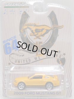 画像1: 2016 GREENLIGHT ANNIVERSARY COLLECTION S3 【2009 FORD MUSTANG】 YELLOW/RR