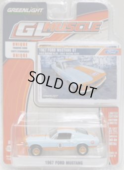 画像1: 2016 GREENLIGHT GL MUSCLE S16 【1967 FORD MUSTANG (GULF)】 LT.BLUE/RR