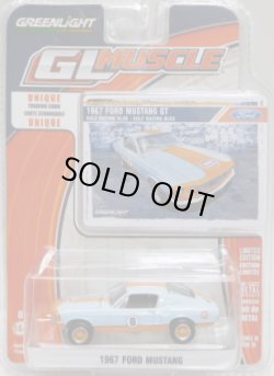 画像1: 2016 GREENLIGHT GL MUSCLE S16 【1967 FORD MUSTANG (GULF)】 LT.BLUE/RR