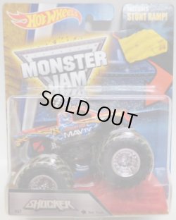 画像1: 2016 MONSTER JAM includes STUNT RAMP! 【SHOCKER】 RED (MUD TREADS)