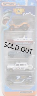 2016 MATCHBOX 5PACK  【SHARK WEEK】Baja Bandit / Rescue Boat / Volkswagen Type 181 / Checker Cab / Chevy Van