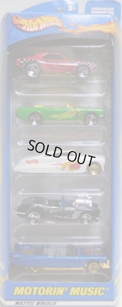 画像1: 2000 5PACK 【MOTORIN' MUSIC】　'67 Camaro/'65 Mustang Convertible/Purple Passion/'58 Corvette Coupe/'59 Caddy  