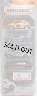 2016 MATCHBOX 5PACK  【CITY】Mazda 2 / Ford Crown Victoria Taxi / GMC School Bus / Limousine / Billboard Truck