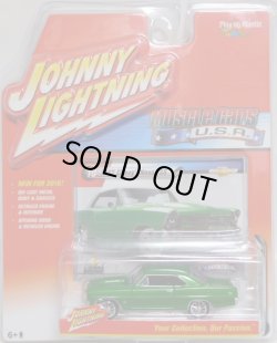 画像1: 2016 JOHNNY LIGHTNING - MUSCLE CARS USA S2 【1967 CHEVY NOVA SS】 GREEN/RR