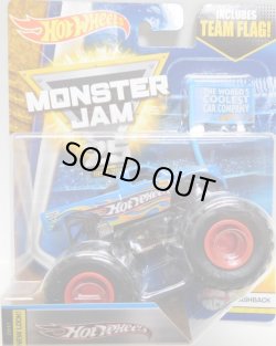 画像1: 2017 MONSTER JAM includes TEAM FLAG! 【HOT WHEELS RACING】 BLUE (FLASH BACK)(2017 NEW LOOK!)