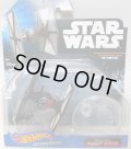 2017 HW STAR WARS STARSHIP 【FIRST ORDER SPECIAL FORCES TIE FIGHTER】　BLACK-RED (2017 CARD)