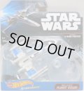 2017 HW STAR WARS STARSHIP 【RESISTANCE X-WING FIGHTER】 WHITE-BLUE (2017 CARD)