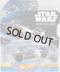 2017 HW STAR WARS CARSHIPS 【"ROGUE ONE" PARTISAN X-WING FIGHTER】　WHITE-BLACK/PR5
