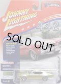 2016 JOHNNY LIGHTNING - MUSCLE CARS USA S2 【1969 OLDS CUTLASS 4-4-2】 SILVERGREEN/RR (1836個限定）