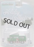 2016 GREENLIGHT HOBBY EXCLUSIVE HOLIDAY COLLECTION 【VOLKSWAGEN TYPE 2 CAMPMOBILE】 GREEN/RR
