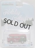 2016 GREENLIGHT HOBBY EXCLUSIVE HOLIDAY COLLECTION 【VOLKSWAGEN TYPE 2 BUS】 RED/RR