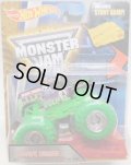 2016 MONSTER JAM includes STUNT RAMP! 【GRAVE DIGGER】 BLACK (COLOR TREADS)