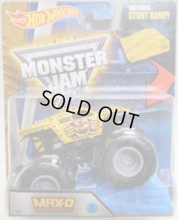 画像1: 2016 MONSTER JAM includes STUNT RAMP! 【MAX-D (BROWN TAMPO)】 YELLOW (2016 NEW LOOK!)