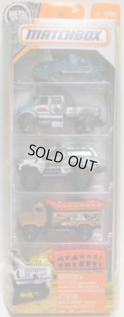 画像1: 2016 MATCHBOX 5PACK  【JUNGLE MISSION】Attack Track/International CXT/4X4 Chevy Blazer/Rapids Rescue/Mauler Hauler