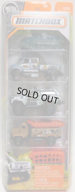 画像1: 2016 MATCHBOX 5PACK  【JUNGLE MISSION】Attack Track/International CXT/4X4 Chevy Blazer/Rapids Rescue/Mauler Hauler