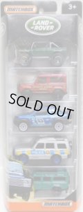 2016 MATCHBOX 5PACK  【LAND ROVER】Land Rover SVX/Land Rover Ninety/Land Rover Freelander/Land Rover Discovery/Land Rover Defender 110