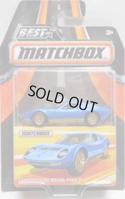 画像1: 2017 BEST OF MATCHBOX 【LAMBORGHINI MIURA P400 S】 BLUE