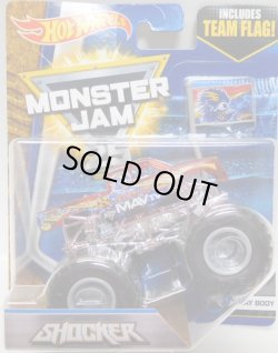 画像1: 2017 MONSTER JAM includes TEAM FLAG! 【SHOCKER】 CLAR RED (X-RAY BODY)