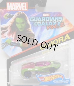 画像1: 2017 HW MARVEL 【"GUARDIANS OF THE GALAXY 2" GAMORA】　GREEN/PR5 (2017 CARD)