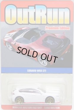 画像1: SARA KUSTOM 【"OUT RUN" SUBARU WRX STI (カスタム完成品）】 WHITE/J5（送料サービス適用外） 