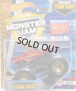 画像1: 2017 MONSTER JAM includes TEAM FLAG! 【IRON MAN】 DK.RED (MARVEL HEROES)