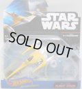 2017 HW STAR WARS STARSHIP 【NABOO N-1 STARFIGHTER】　YELLOW (2017 CARD)