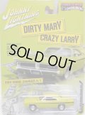 2017 JOHNNY LIGHTNING - MUSCLE CARS USA S3 【"DARTY MARY CRAZY LARRY" 1968 DODGE CHARGER R/T】 YELLOWGREEN/RR