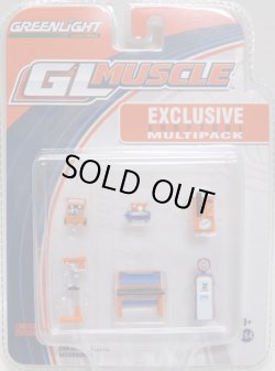 画像1: 2017 GREENLIGHT GL MUSCLE EXCLUSIVE SHOP TOOL MULTIPACK【GULF OIL】 