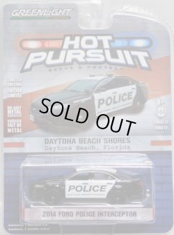 画像1: 2017 GREENLIGHT HOT PURSUIT S22 【2014 FORD POLICE INTERCEPTOR】 BLACK/RR (DAYTONA BEACH SHORES) 