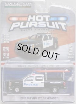 画像1: 2017 GREENLIGHT HOT PURSUIT S22 【2015 CHEVROLET SILVERADO】 BLACK/RR (SANTA MONICA POLICE DEPARTMENT) 