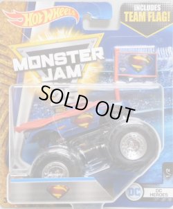 画像1: 2017 MONSTER JAM includes TEAM FLAG! 【MAN OF STEEL】 BLUE (DC HEROES)