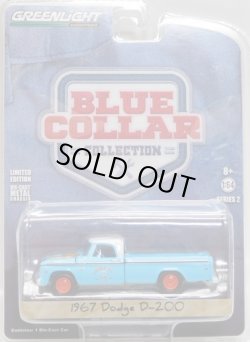 画像1: 2017 GREENLIGHT BLUE COLLAR COLLECTION S2 【1967 DODGE D-200 (GRUMP'S GARAGE)】 LT.BLUE/RR 