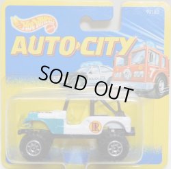 画像1: 1995 AUTO CITY  【OFF-ROAD RACER (JEEP CJ)】　RED/CT (CORGIキャスト)