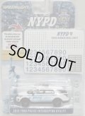 2017 GREENLIGHT HOBBY EXCLUSIVE 【"NYPD" 2016 FORD POLICE INTERCEPTOR UTILITY (included DECAL SHEET!)】 WHITE/RR