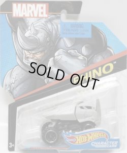 画像1: 2017 HW MARVEL 【RHINO】　FLAT LT.GRAY/OR6SP (2017 CARD)