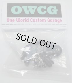 画像1: ONE WORLD CUSTOM GARAGE 【宇宙骸骨 (カスタム完成品）】 BLACK (PURPLE WINDOW) （送料サービス適用外） 