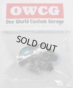 画像1: ONE WORLD CUSTOM GARAGE 【宇宙骸骨 (カスタム完成品）】 BLACK (BLUE WINDOW) （送料サービス適用外） 